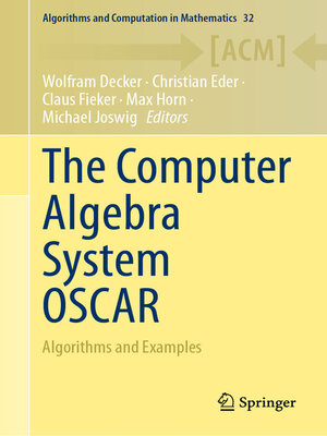 cover image of The Computer Algebra System OSCAR